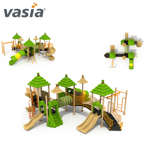 Big Outdoor Best Swing Design Jugar Slide And Castle Game Playground